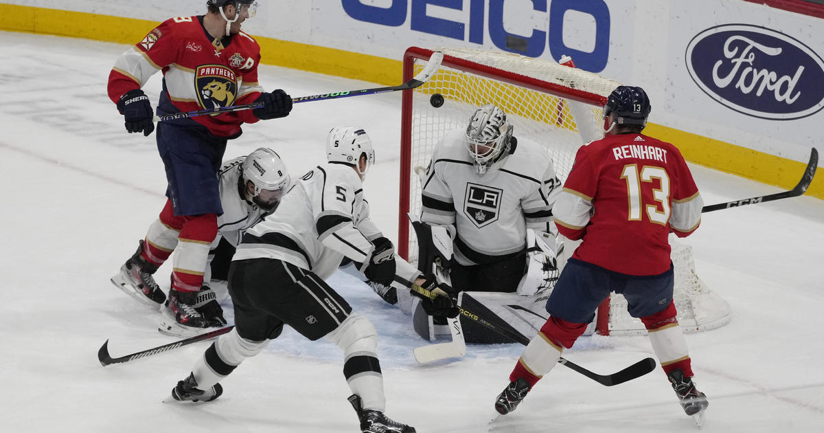 Panthers leading Kings 3-2 in OT for 9th straight win