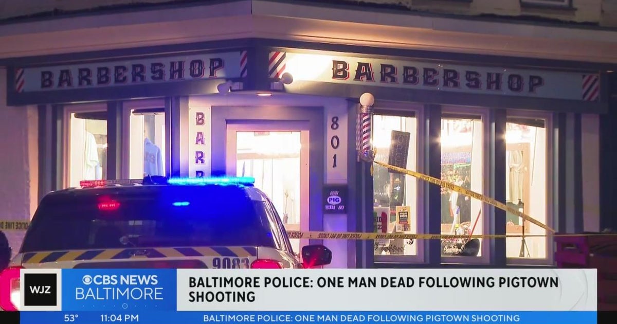 Baltimore Police One man dead following Pigtown shooting CBS Baltimore