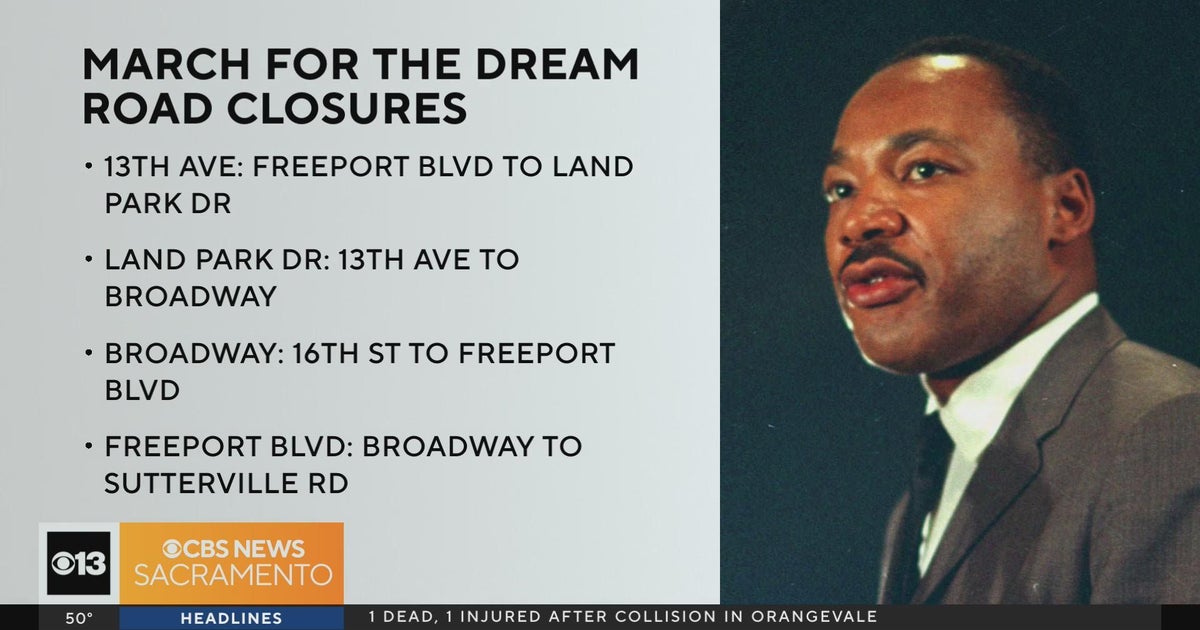 Road closures in effect for March for the Dream in Sacramento