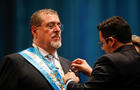 Bernardo Arevalo takes the oath of office as Guatemala's President, in Guatemala City 