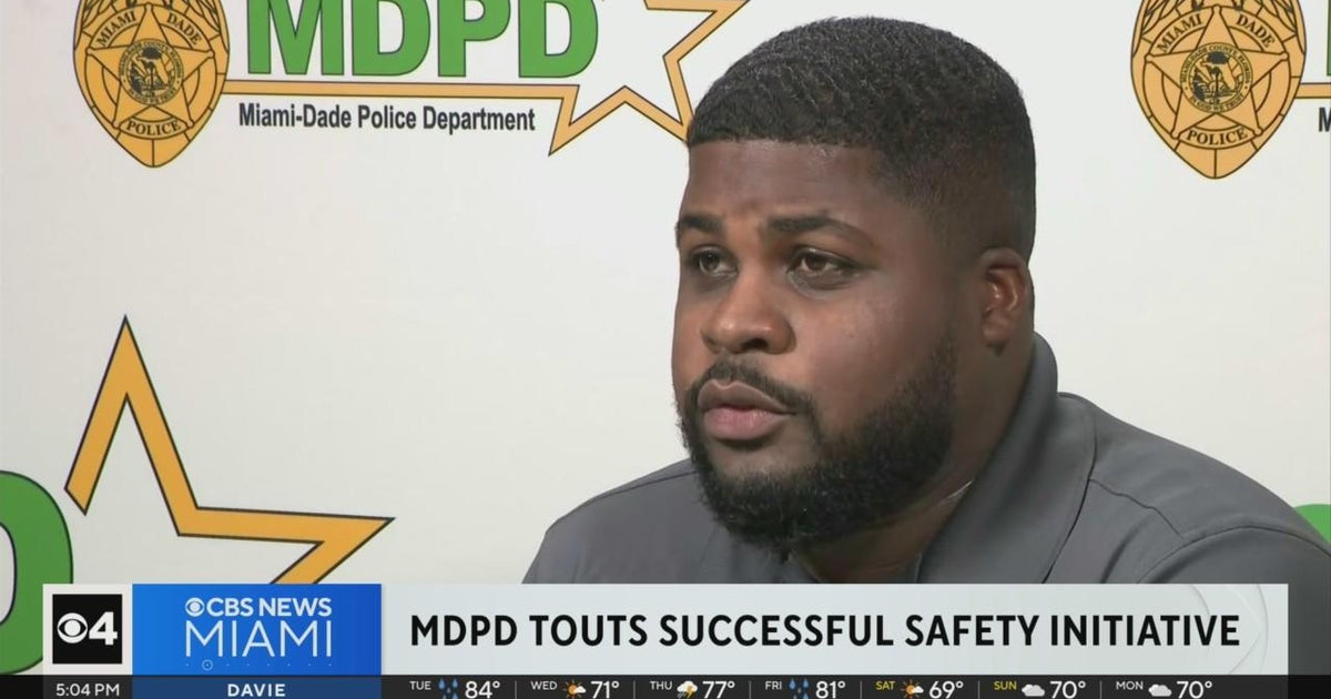 MDPD touts successful safety initiative - CBS Miami