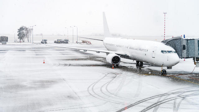 Airplane & winter travel 