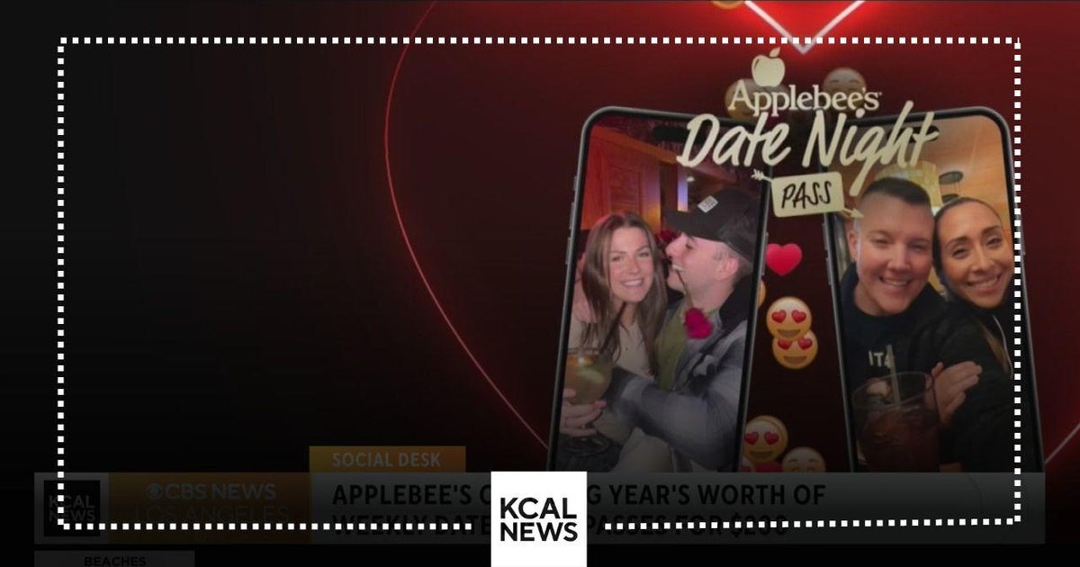 Applebee’s offers Date Night Pass for meals throughout the year - CBS