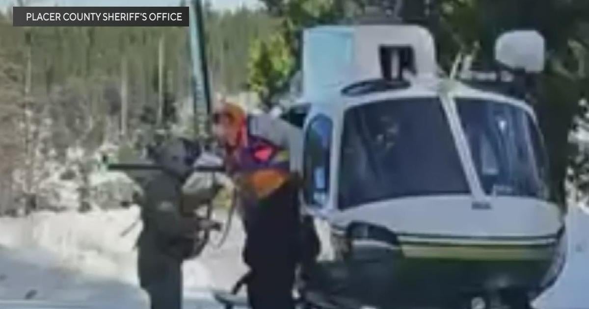 Men stranded overnight after off-roading in deep snow rescued by Placer Sheriff helicopter