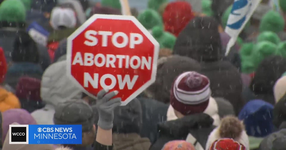 Abortion rights opponents gather in DC for annual March for Life - CBS ...