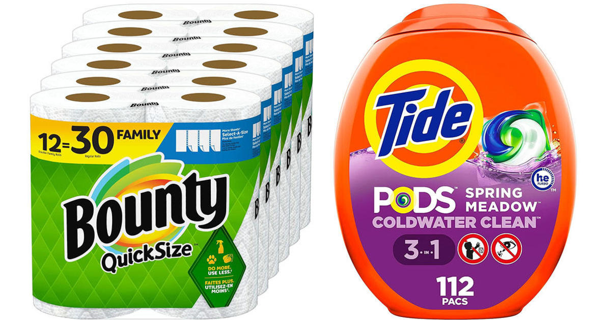 Get a $20 credit when you spend $80 on Tide, Bounty, Charmin and more P&G brands at Amazon
