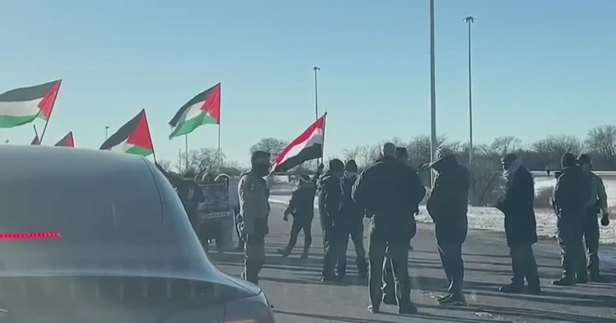 Pro Palestinian protesters shut down I-55 - CBS Chicago