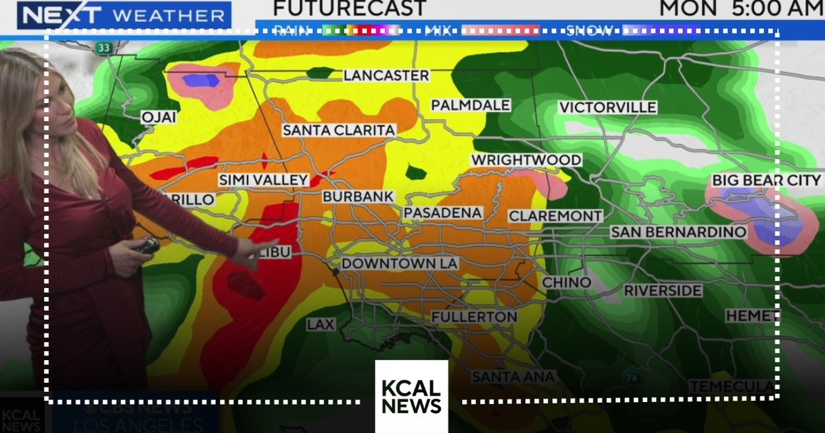 More rain on tap as series of storms moves through California - CBS Los ...