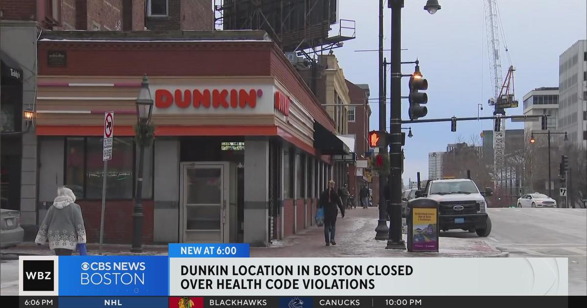 Boston Dunkin’ store closed after failing health inspection