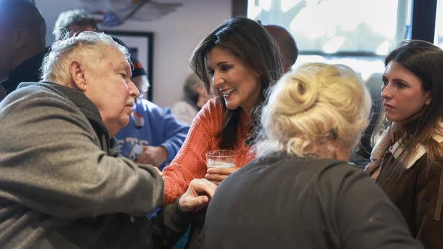 Republican Presidential Candidate Nikki Haley Campaigns In New Hampshire 