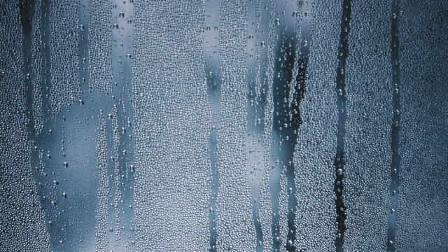 Rain Droplets on Window 