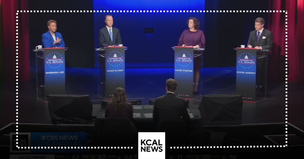 California Senate candidates compete for voters during first debate ...