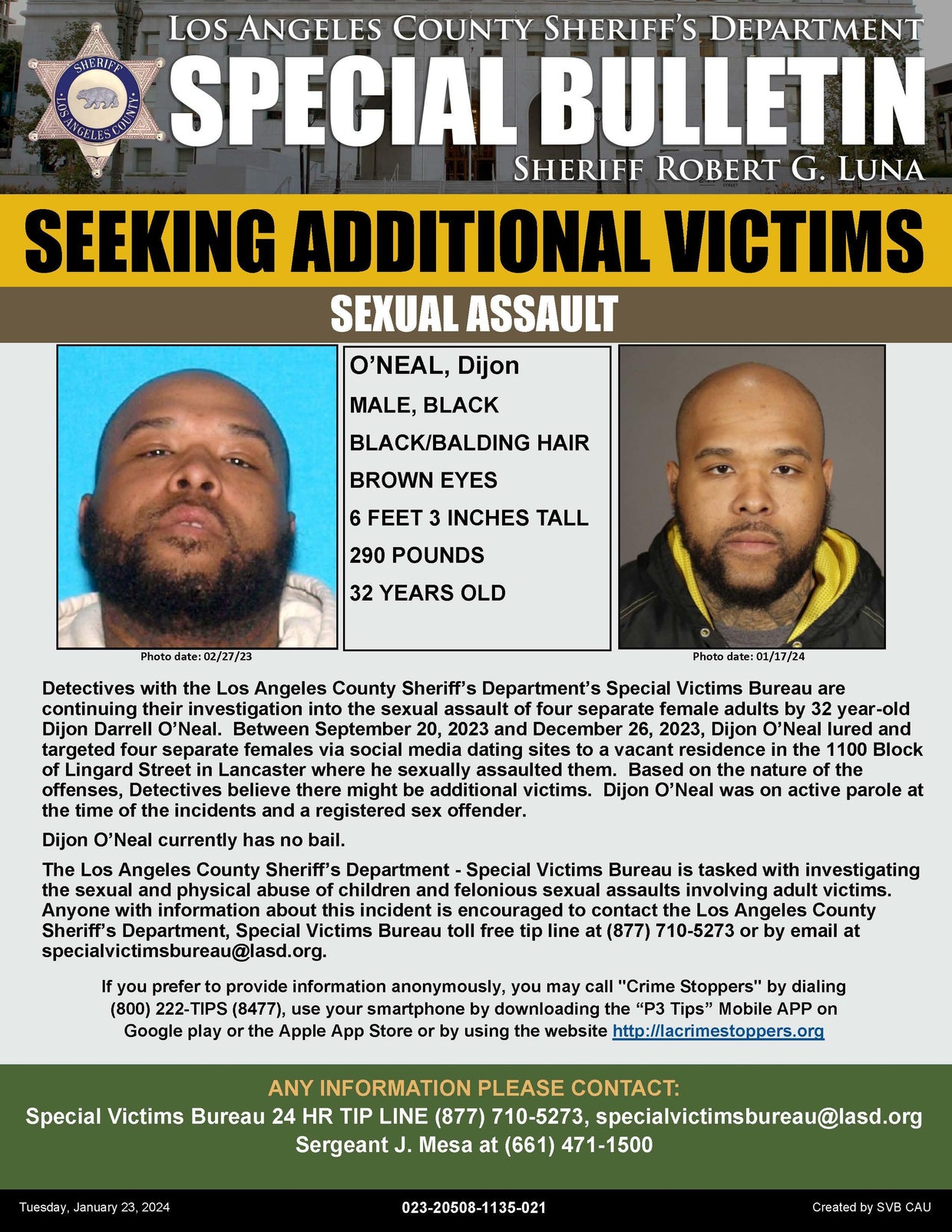 Investigators seeking additional victims of sexual assault suspect in ...