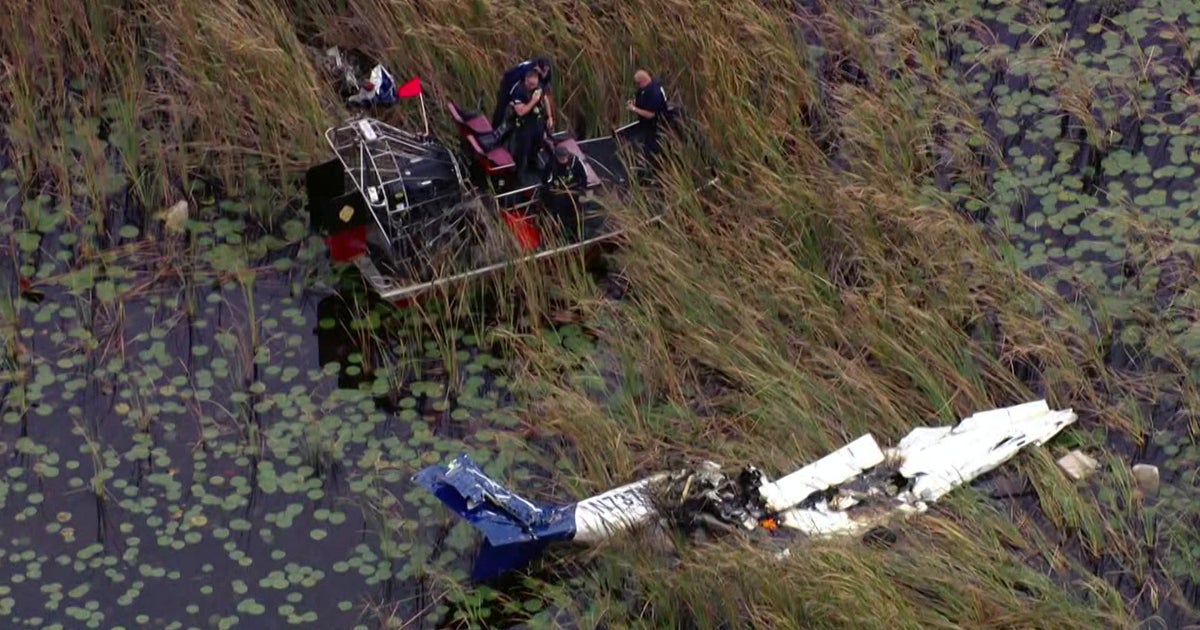 Small plane crashed in the Everglades Small plane crashed in the Everglades