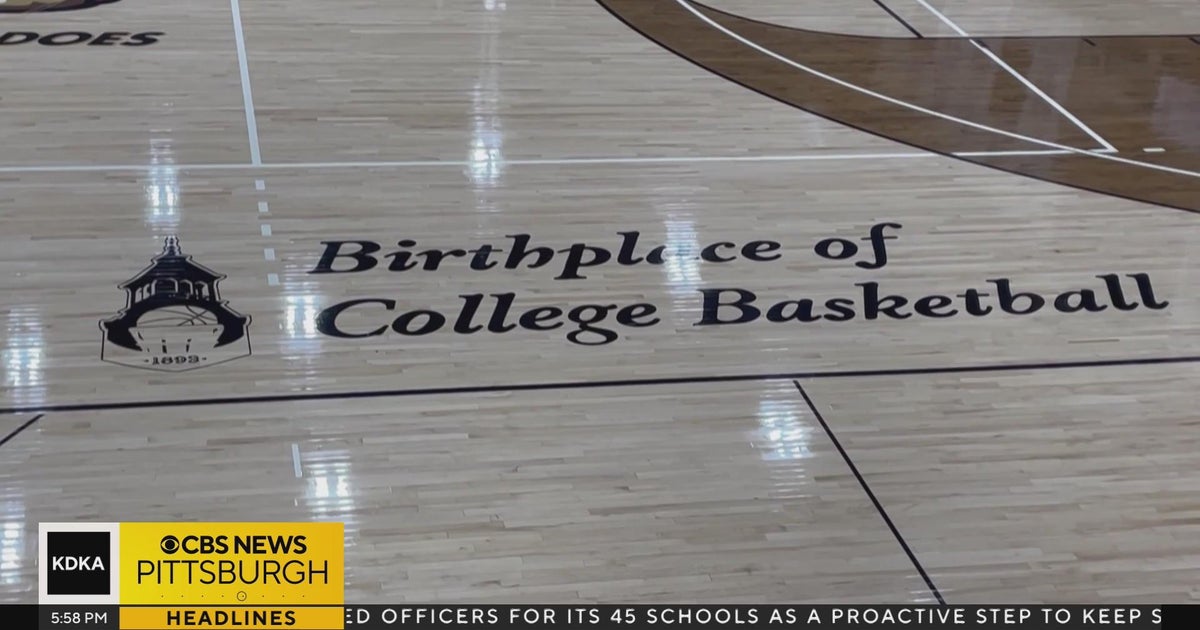 The first college basketball game was played at Geneva College in Beaver Falls