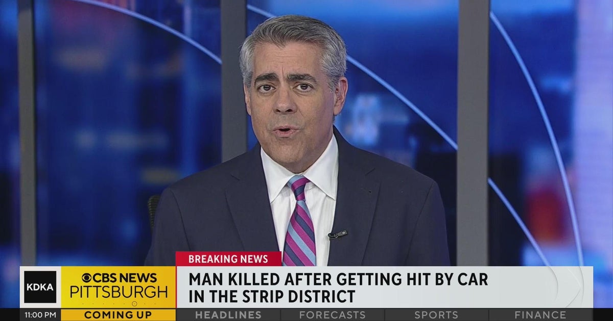 Man killed after getting hit by car in Strip District - CBS Pittsburgh