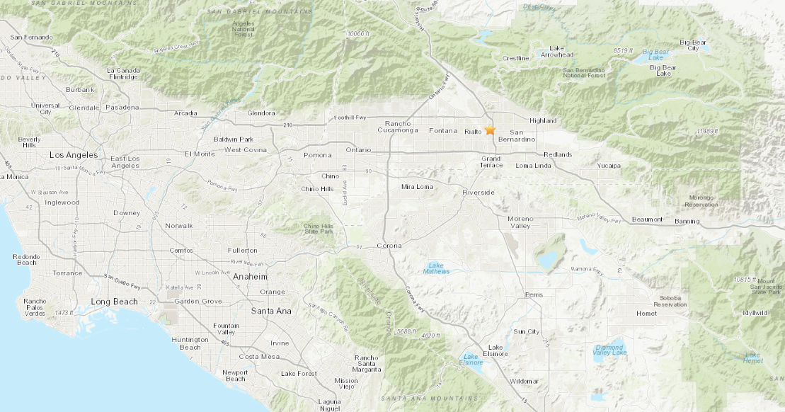 Preliminary 42magnitude earthquake strikes near San Bernardino  CBS News