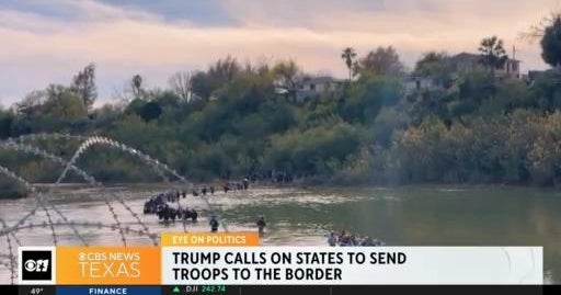 Trump calls on states to send troops to the border - CBS Texas