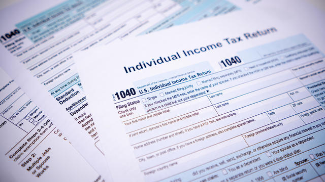 The time to pay taxes concept and 1040 income tax return statement 