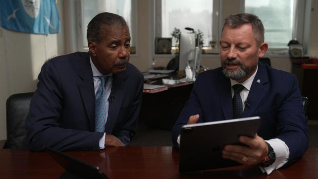 Bill Whitaker and Cyril Gout