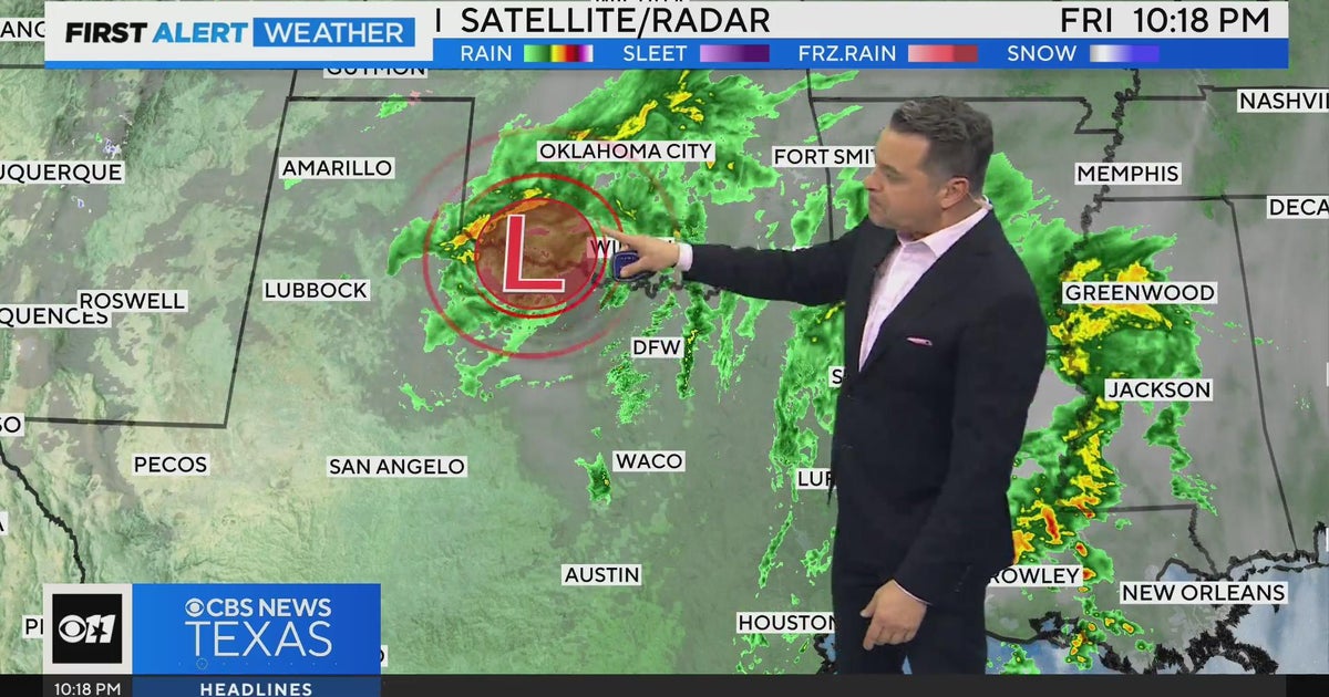 Rain decreases overnight, not the wind - CBS Texas