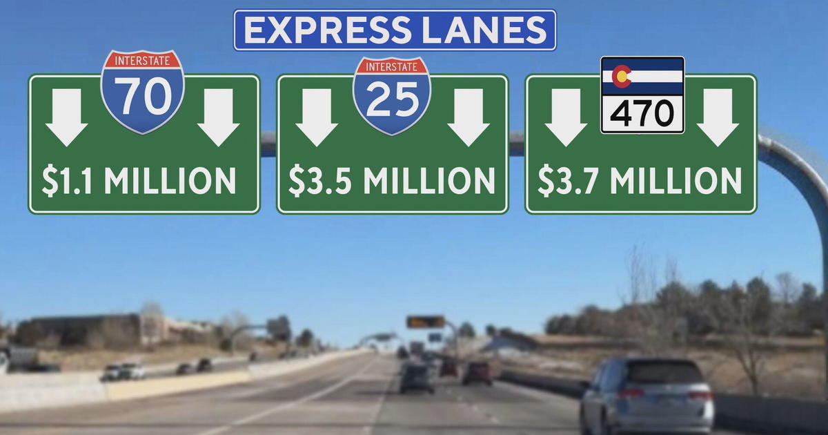 Millions of dollars collected through Colorado express lane enforcement