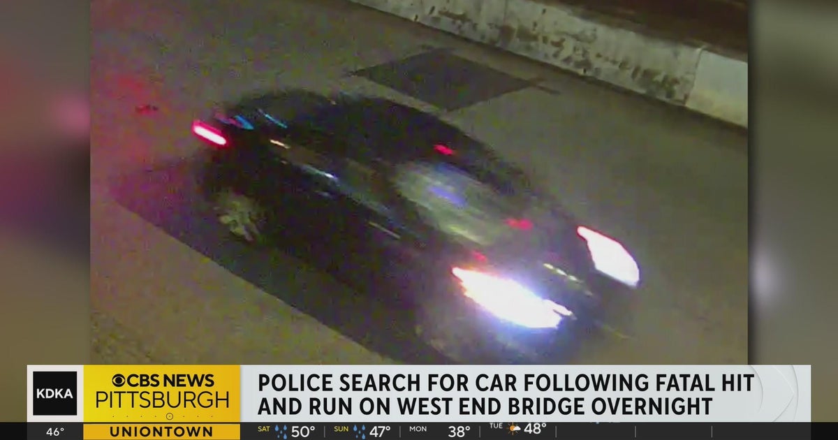 Woman killed in hit and run on West End Bridge - CBS Pittsburgh