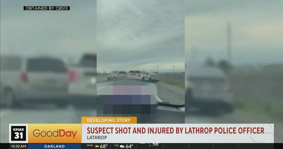 Officer shoots suspect on I-5 in Lathrop after attempted carjacking during police chase