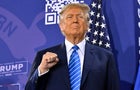 Former President Donald Trump Holds A Campaign Rally In Las Vegas 