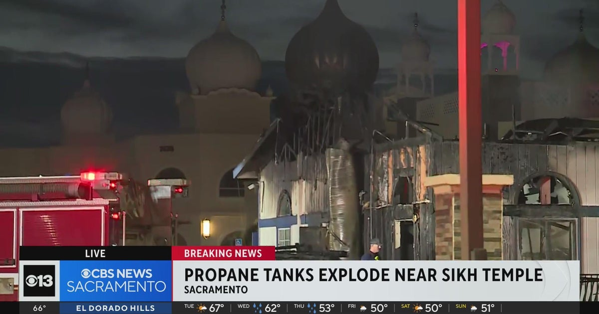 Latest on propane explosions, fire near Sacramento Sikh temple