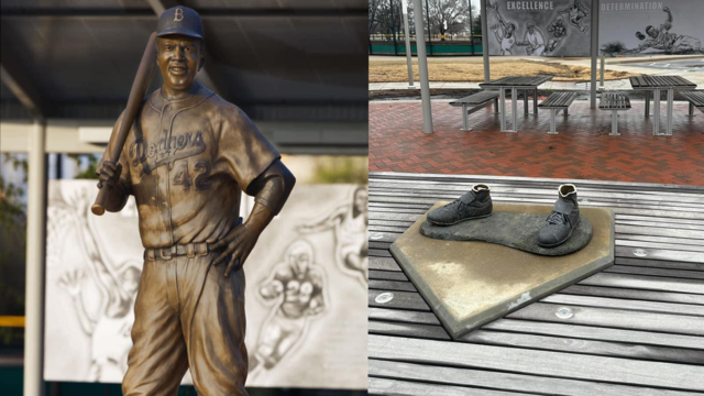 Stolen Jackie Robinson statue 