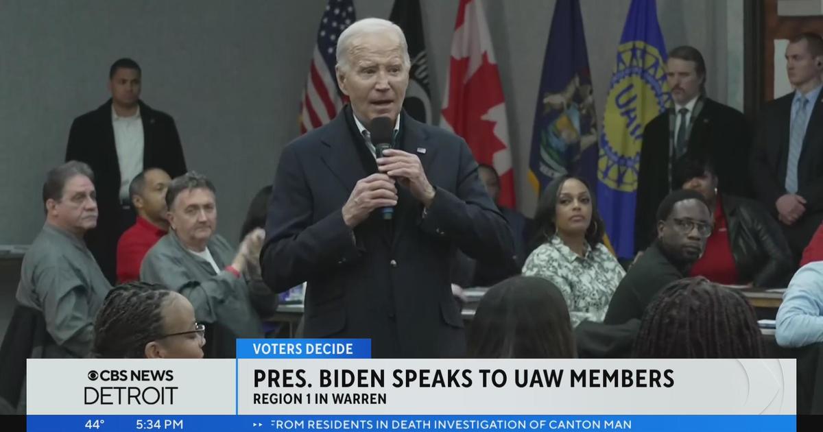 Joe Biden celebrates his UAW endorsement in Detroit, where Arab ...