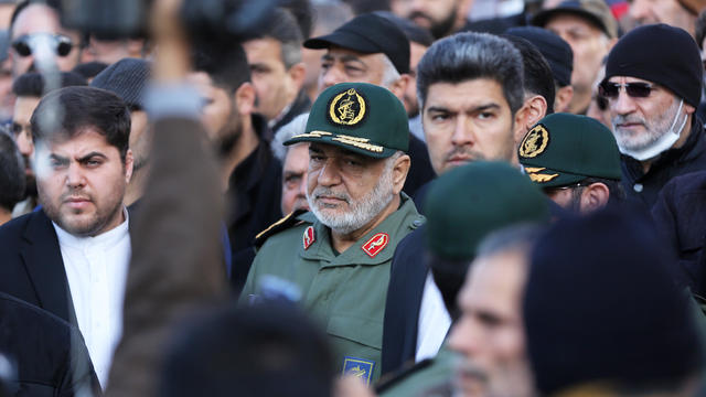 Funeral ceremony for IRGC members killed in an Israeli attack 