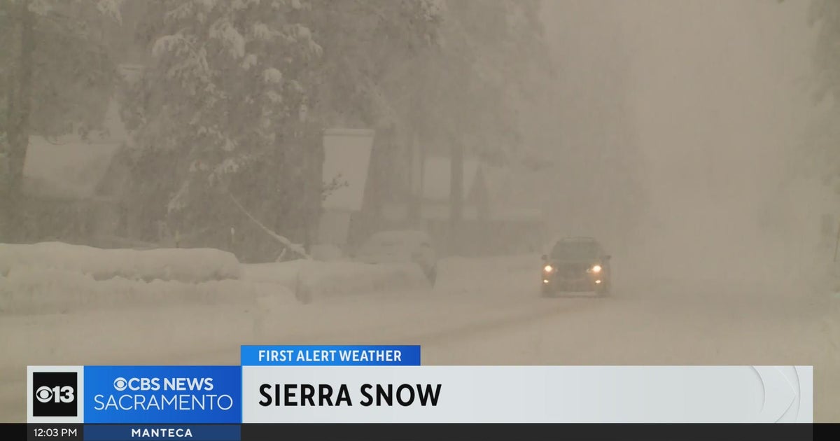 Crews trying to keep up with snow plowing in Sierra