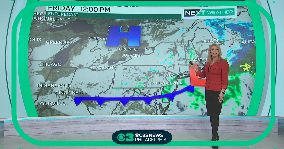 NEXT Weather: Another big warmup on the way - CBS Philadelphia