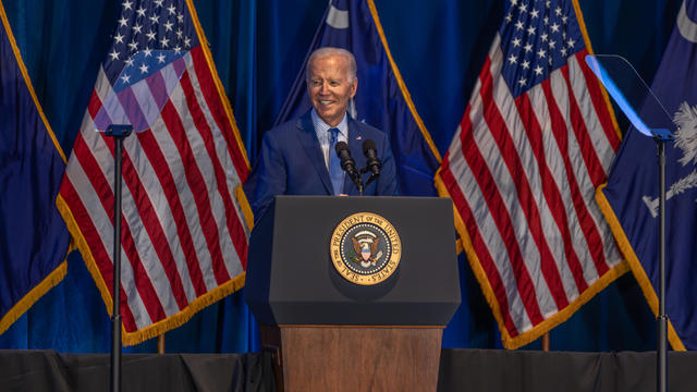 President Biden Speaks At First in the Nation Celebration Dinner 