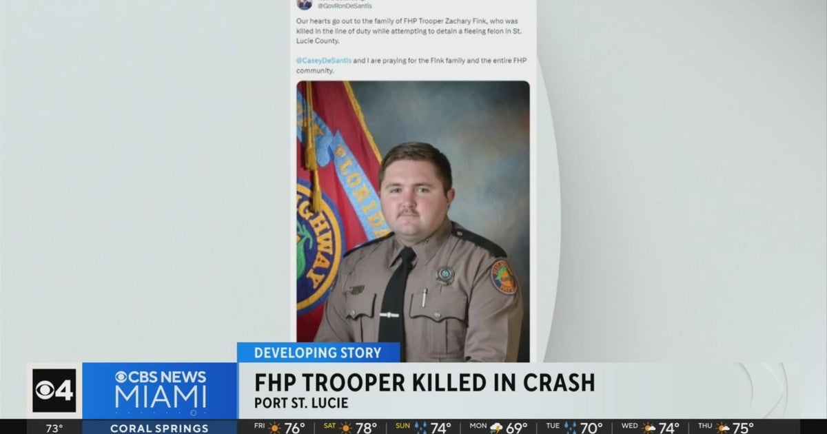FHP trooper killed in Port Saint Lucie crash FHP trooper killed in Port Saint Lucie crash