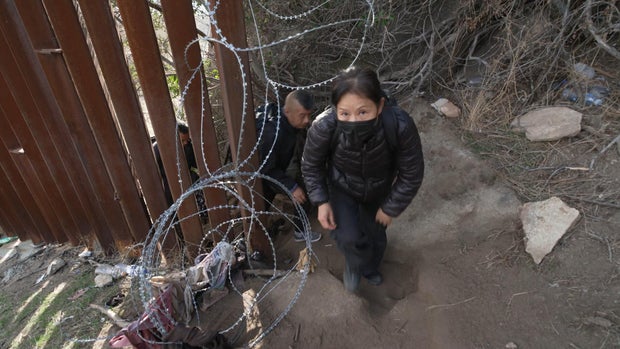 Migrants at U.S. southern border