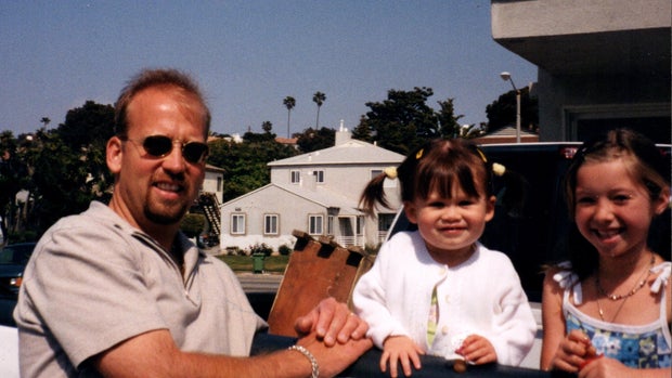 Ray Wright with daughters