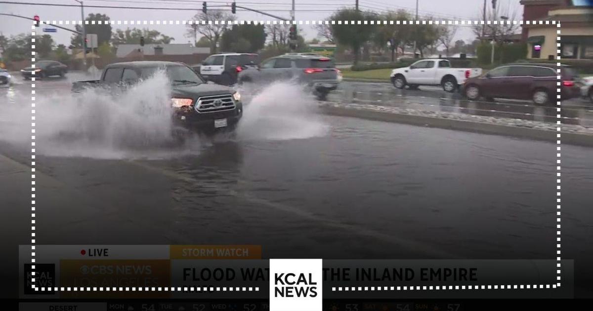 Flooded streets in the Inland Empire surprise drivers: "I wasn