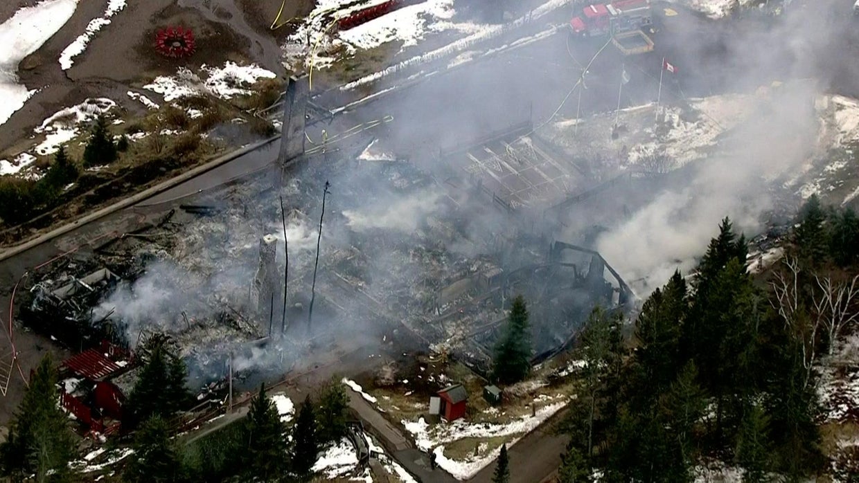 Fire destroys historic Lutsen Lodge along the North Shore - CBS Minnesota