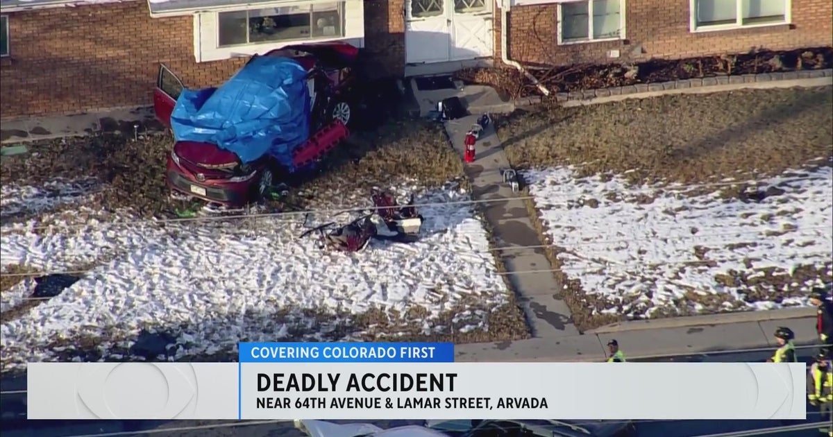 1 dead, several injured in 4-vehicle crash in Arvada - CBS Colorado