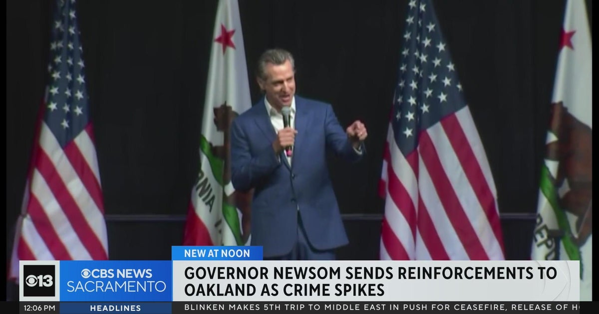 Gov. Newsom deploying 120 CHP officers to Oakland - CBS Sacramento