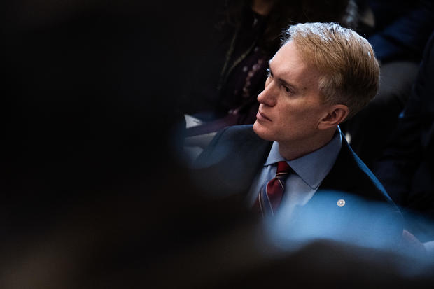 Sen. James Lankford attends the National Prayer Breakfast in the U.S. Capitol's Statuary Hall on Thursday, February 1, 2024. 