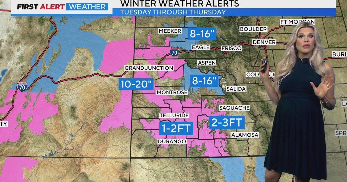 Heavy Snow Heading For The High Country - CBS Colorado