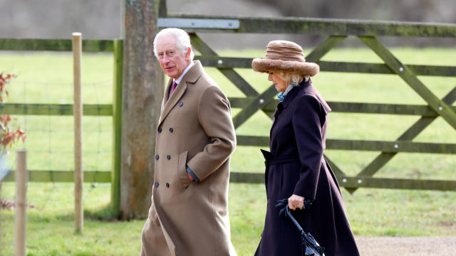King Charles III & Queen Camilla attend Sunday Church 