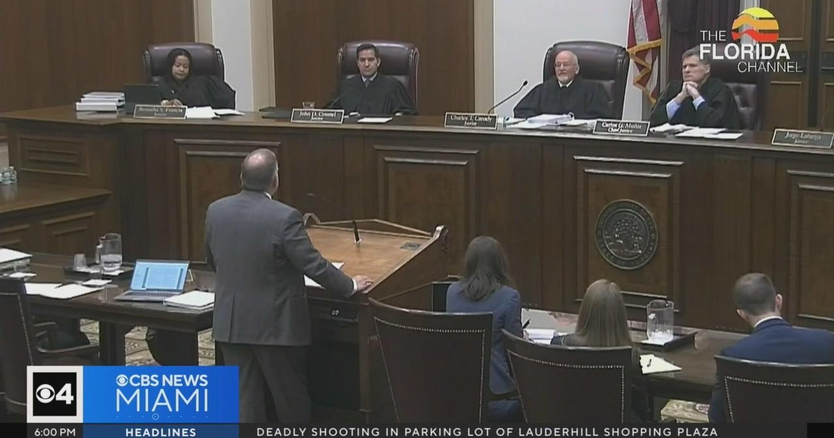Abortion battle underway in Florida Supreme Court - CBS Miami