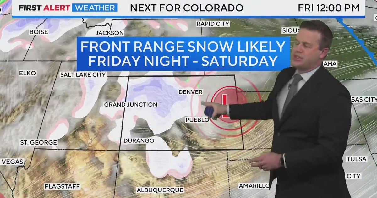 Heavy snow on the way for Colorado's mountains - CBS Colorado