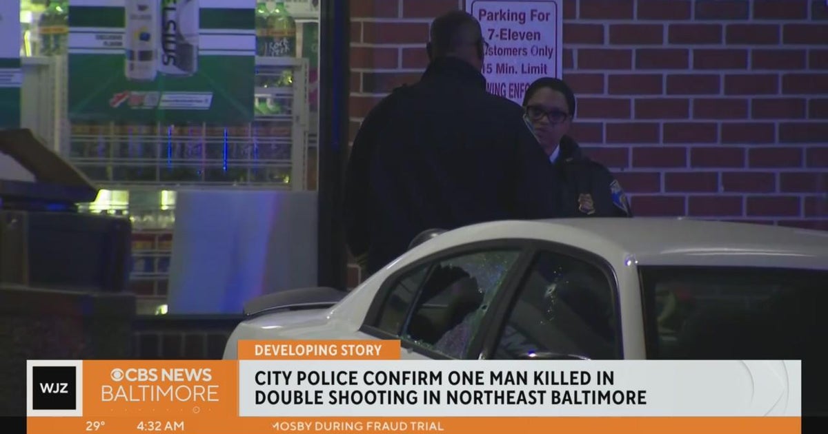Man killed in Northeast Baltimore double shooting - CBS Baltimore