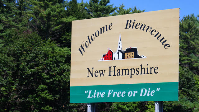 New Hampshire Welcome Sign 